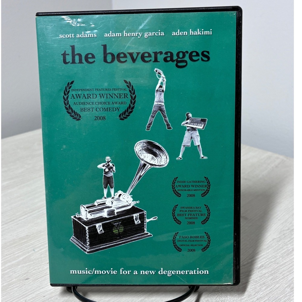 RARE The Beverages DVD 2008 Indie Comedy Movie & Soundtrack 2-Disc Scott Adams
